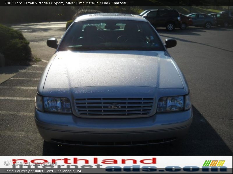 Silver Birch Metallic / Dark Charcoal 2005 Ford Crown Victoria LX Sport