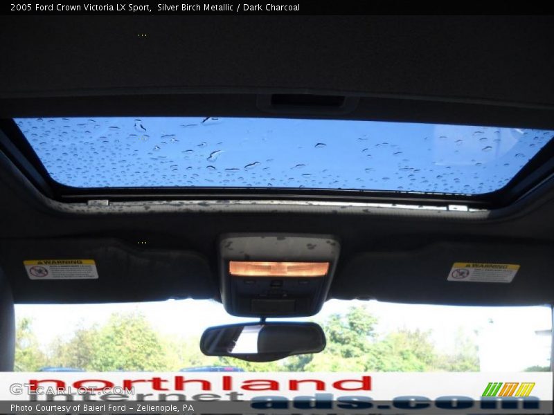Silver Birch Metallic / Dark Charcoal 2005 Ford Crown Victoria LX Sport