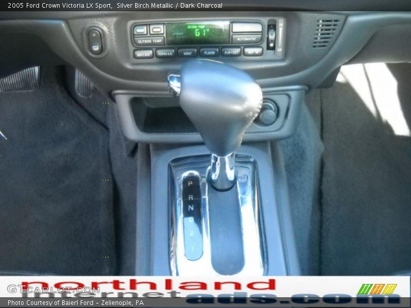 Silver Birch Metallic / Dark Charcoal 2005 Ford Crown Victoria LX Sport