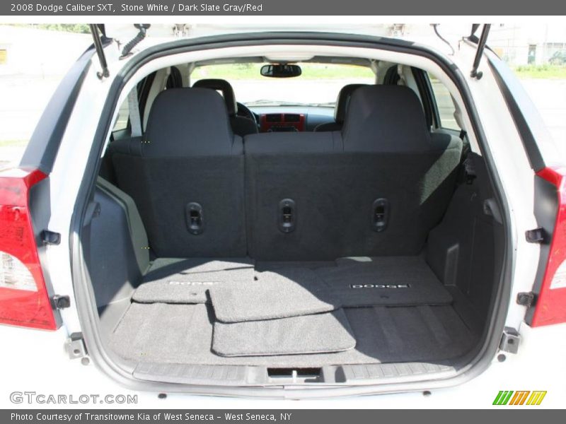 Stone White / Dark Slate Gray/Red 2008 Dodge Caliber SXT