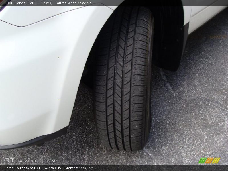 Taffeta White / Saddle 2008 Honda Pilot EX-L 4WD