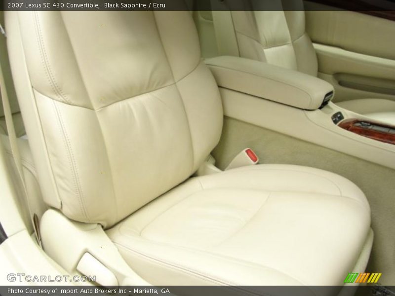 Black Sapphire / Ecru 2007 Lexus SC 430 Convertible