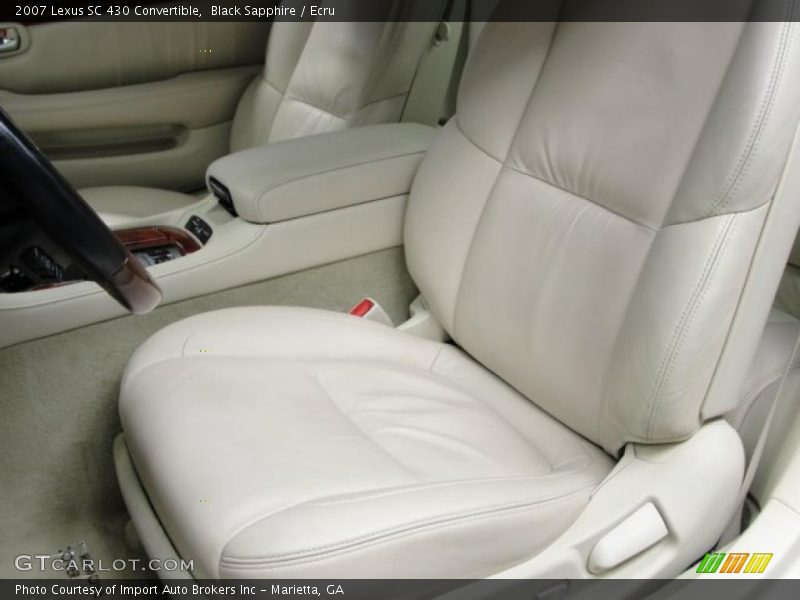 Black Sapphire / Ecru 2007 Lexus SC 430 Convertible