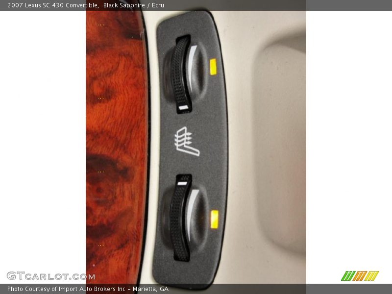 Black Sapphire / Ecru 2007 Lexus SC 430 Convertible