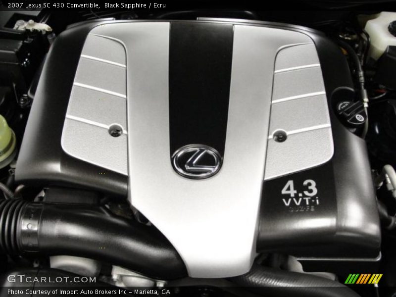 Black Sapphire / Ecru 2007 Lexus SC 430 Convertible