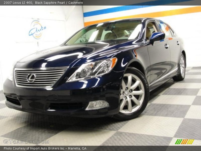 Black Sapphire Pearl / Cashmere 2007 Lexus LS 460