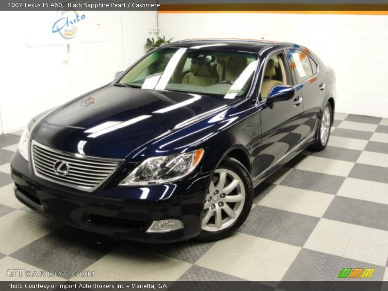 Black Sapphire Pearl / Cashmere 2007 Lexus LS 460