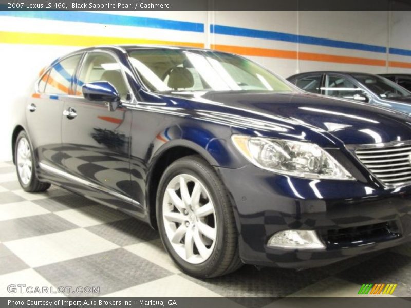 Black Sapphire Pearl / Cashmere 2007 Lexus LS 460