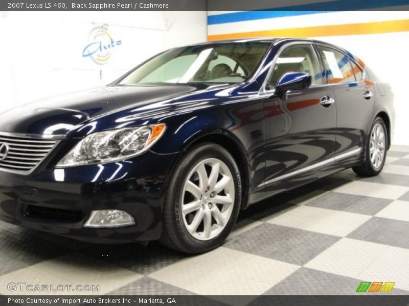 Black Sapphire Pearl / Cashmere 2007 Lexus LS 460