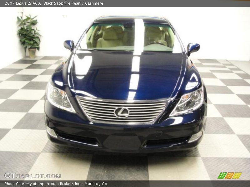 Black Sapphire Pearl / Cashmere 2007 Lexus LS 460
