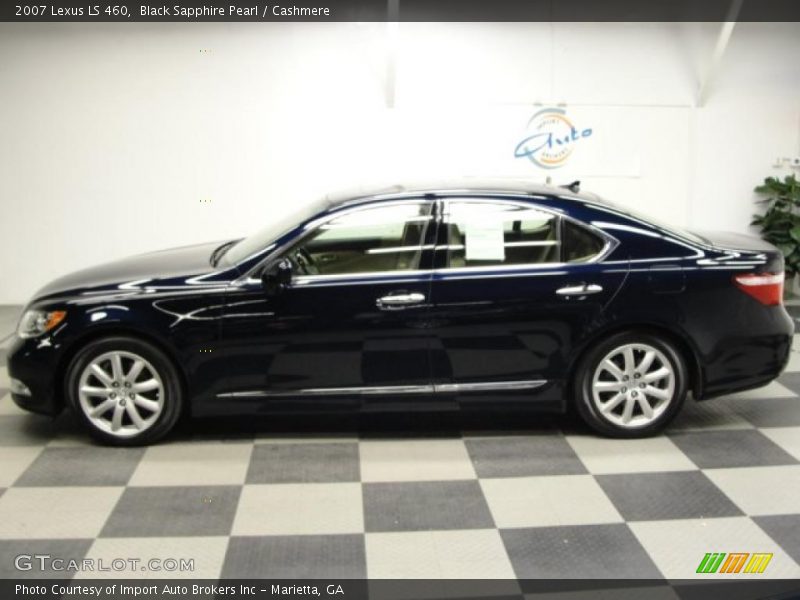 Black Sapphire Pearl / Cashmere 2007 Lexus LS 460