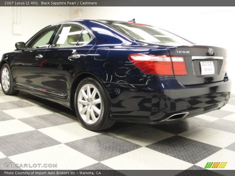 Black Sapphire Pearl / Cashmere 2007 Lexus LS 460