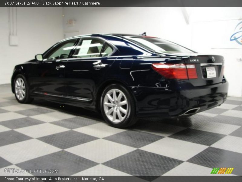 Black Sapphire Pearl / Cashmere 2007 Lexus LS 460