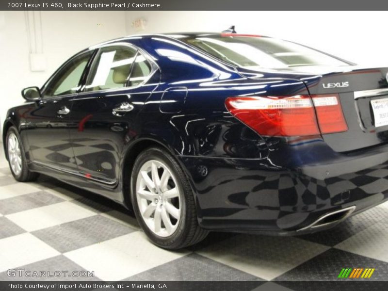 Black Sapphire Pearl / Cashmere 2007 Lexus LS 460