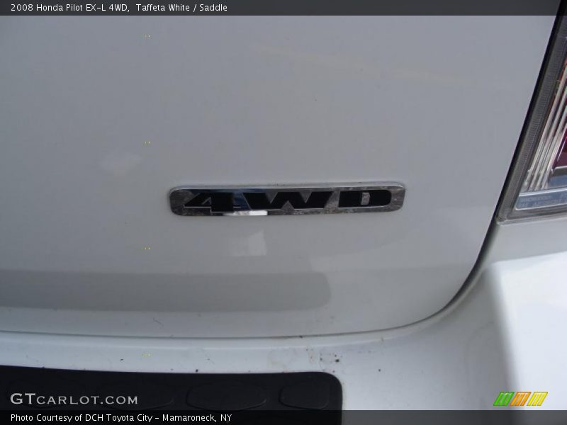 Taffeta White / Saddle 2008 Honda Pilot EX-L 4WD