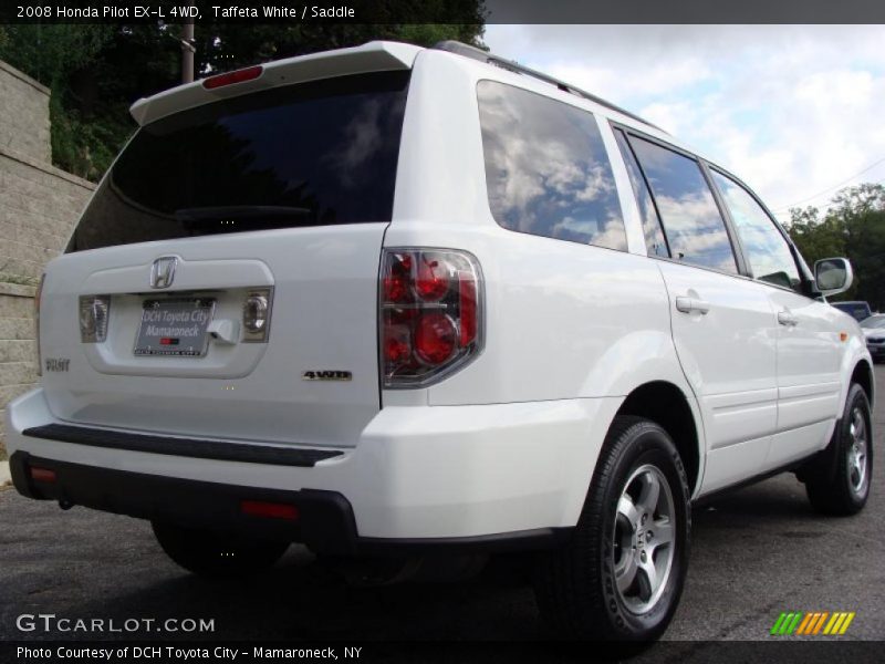 Taffeta White / Saddle 2008 Honda Pilot EX-L 4WD
