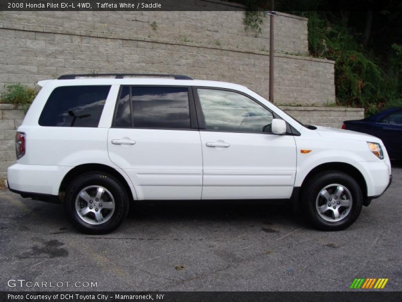 Taffeta White / Saddle 2008 Honda Pilot EX-L 4WD