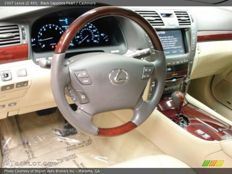 Black Sapphire Pearl / Cashmere 2007 Lexus LS 460