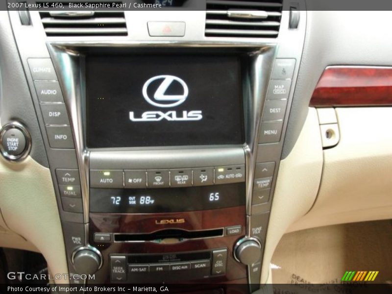 Black Sapphire Pearl / Cashmere 2007 Lexus LS 460