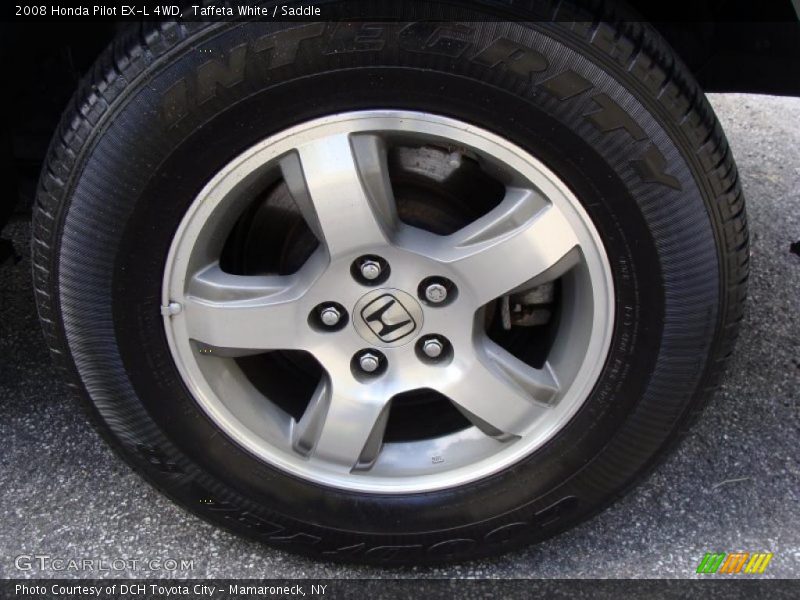 Taffeta White / Saddle 2008 Honda Pilot EX-L 4WD