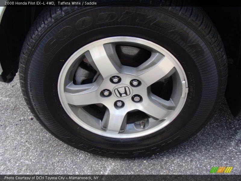 Taffeta White / Saddle 2008 Honda Pilot EX-L 4WD