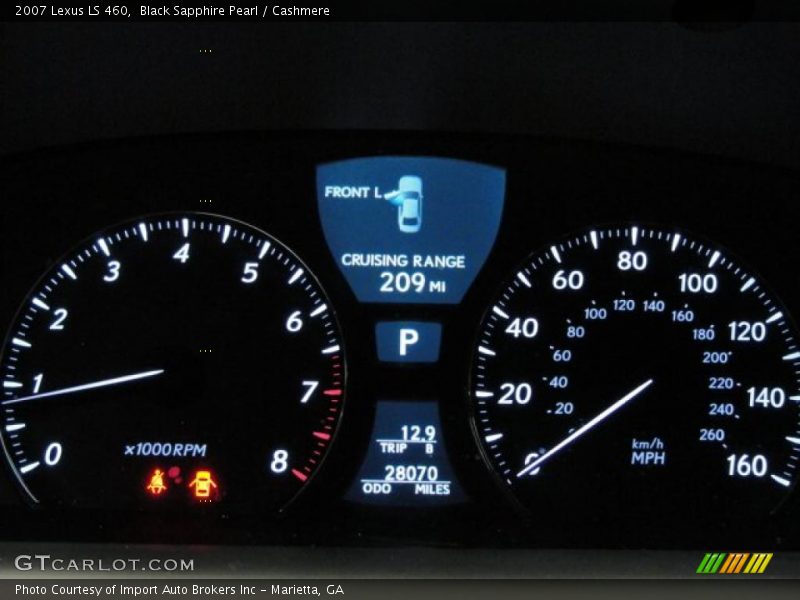 Black Sapphire Pearl / Cashmere 2007 Lexus LS 460