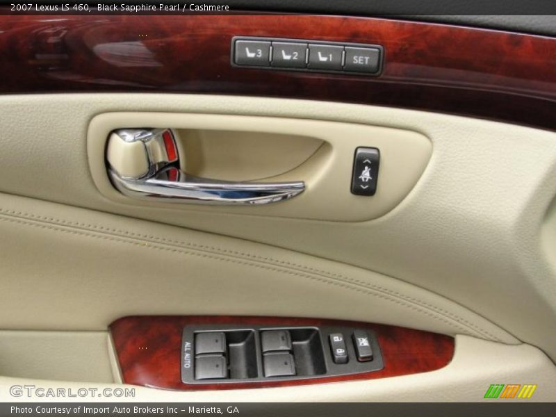 Black Sapphire Pearl / Cashmere 2007 Lexus LS 460