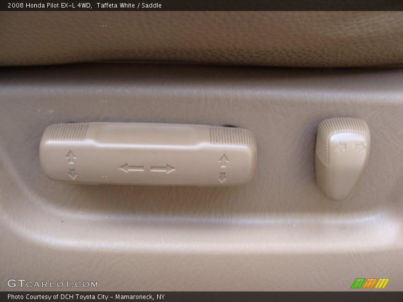 Taffeta White / Saddle 2008 Honda Pilot EX-L 4WD