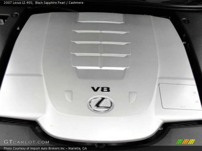 Black Sapphire Pearl / Cashmere 2007 Lexus LS 460