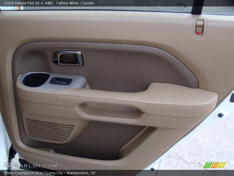Taffeta White / Saddle 2008 Honda Pilot EX-L 4WD