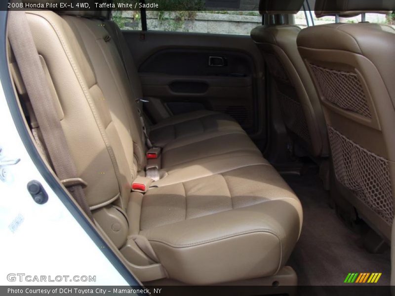 Taffeta White / Saddle 2008 Honda Pilot EX-L 4WD