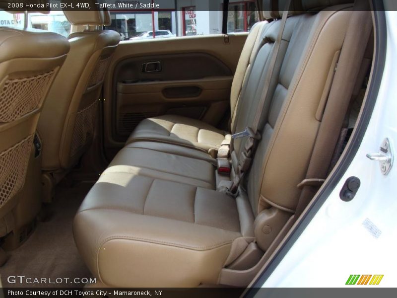 Taffeta White / Saddle 2008 Honda Pilot EX-L 4WD