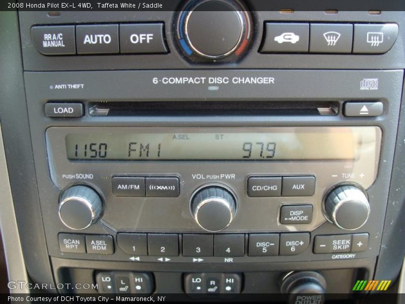 Taffeta White / Saddle 2008 Honda Pilot EX-L 4WD