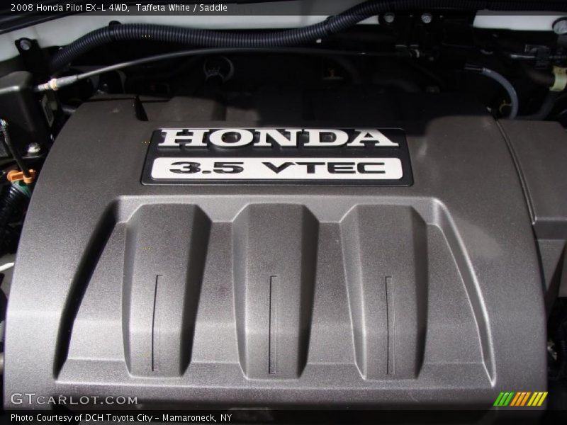 Taffeta White / Saddle 2008 Honda Pilot EX-L 4WD