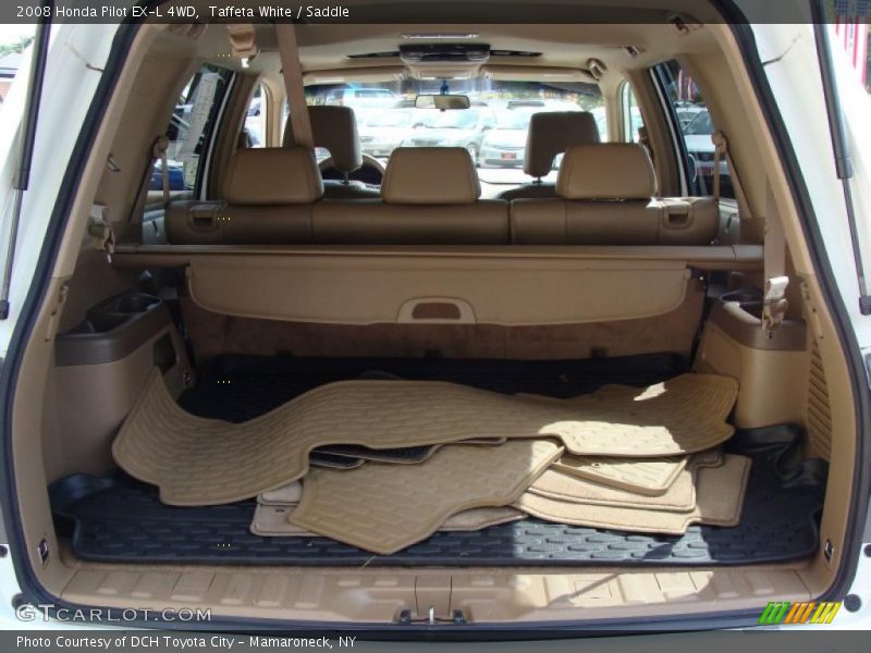 Taffeta White / Saddle 2008 Honda Pilot EX-L 4WD
