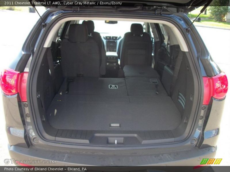 Cyber Gray Metallic / Ebony/Ebony 2011 Chevrolet Traverse LT AWD