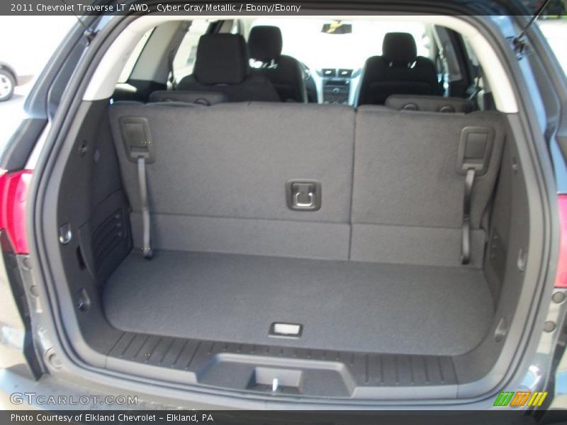 Cyber Gray Metallic / Ebony/Ebony 2011 Chevrolet Traverse LT AWD