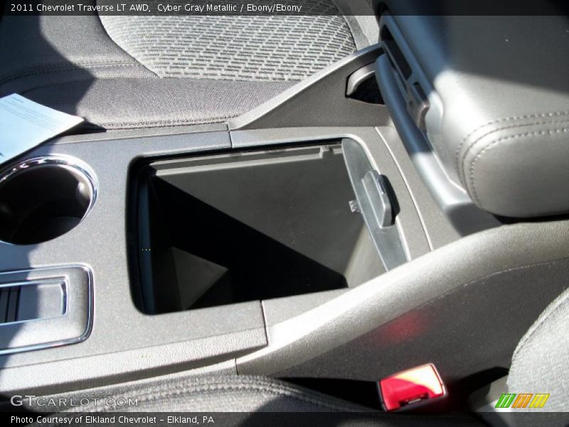 Cyber Gray Metallic / Ebony/Ebony 2011 Chevrolet Traverse LT AWD