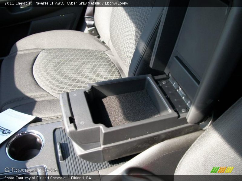 Cyber Gray Metallic / Ebony/Ebony 2011 Chevrolet Traverse LT AWD