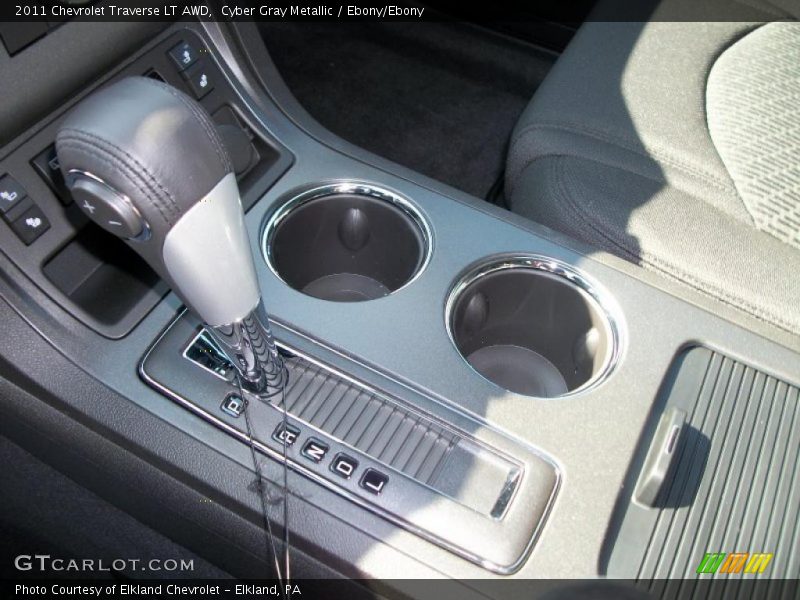 Cyber Gray Metallic / Ebony/Ebony 2011 Chevrolet Traverse LT AWD