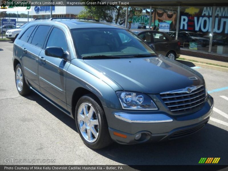 Magnesium Green Pearl / Light Taupe 2006 Chrysler Pacifica Limited AWD