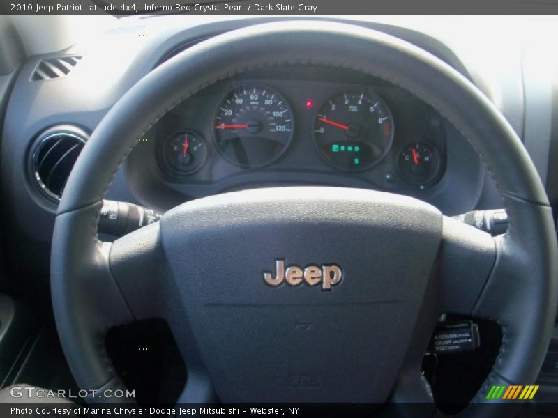 Inferno Red Crystal Pearl / Dark Slate Gray 2010 Jeep Patriot Latitude 4x4
