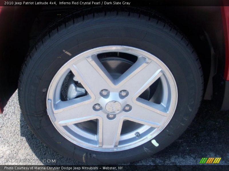 Inferno Red Crystal Pearl / Dark Slate Gray 2010 Jeep Patriot Latitude 4x4