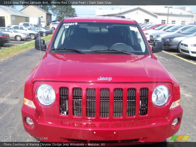Inferno Red Crystal Pearl / Dark Slate Gray 2010 Jeep Patriot Latitude 4x4