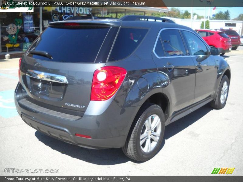 Cyber Gray Metallic / Jet Black/Light Titanium 2010 Chevrolet Equinox LT AWD