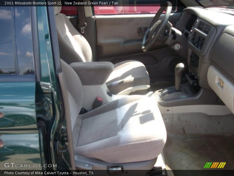 New Zealand Green Pearl / Tan 2001 Mitsubishi Montero Sport LS