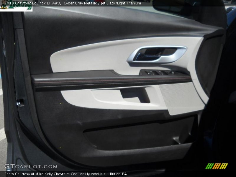 Cyber Gray Metallic / Jet Black/Light Titanium 2010 Chevrolet Equinox LT AWD