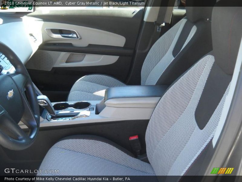 Cyber Gray Metallic / Jet Black/Light Titanium 2010 Chevrolet Equinox LT AWD