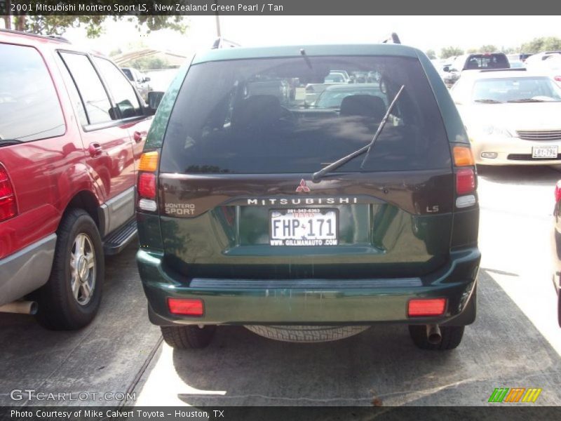 New Zealand Green Pearl / Tan 2001 Mitsubishi Montero Sport LS