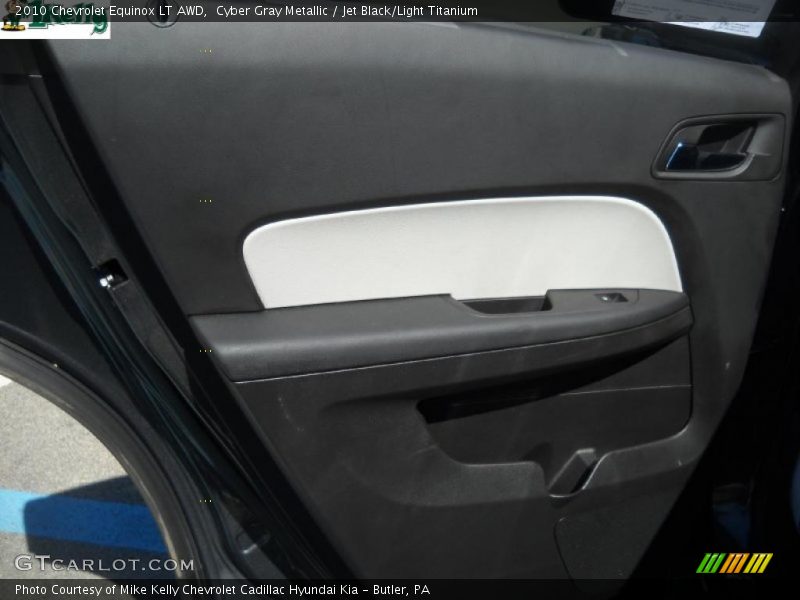 Cyber Gray Metallic / Jet Black/Light Titanium 2010 Chevrolet Equinox LT AWD